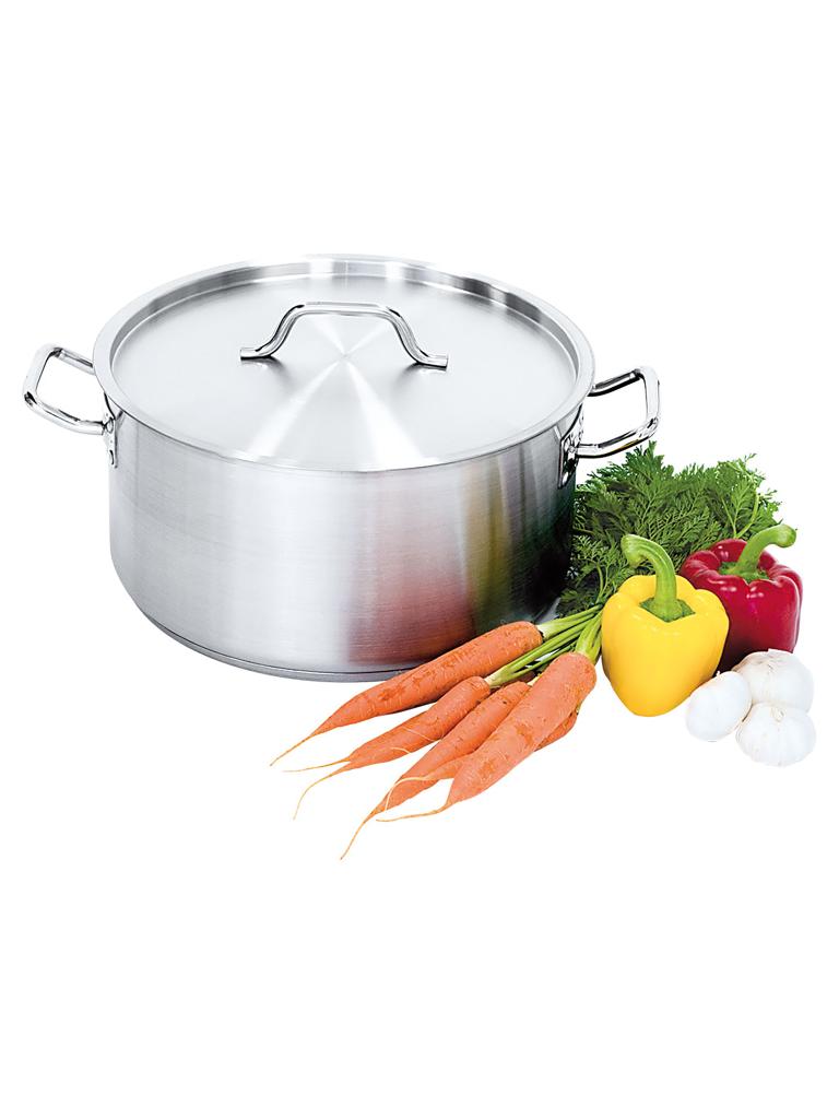 Cocotte - Ø32 x H 16 CM - Basse - Inox - Avec Couvercle - 12,9 Litre - G-Line