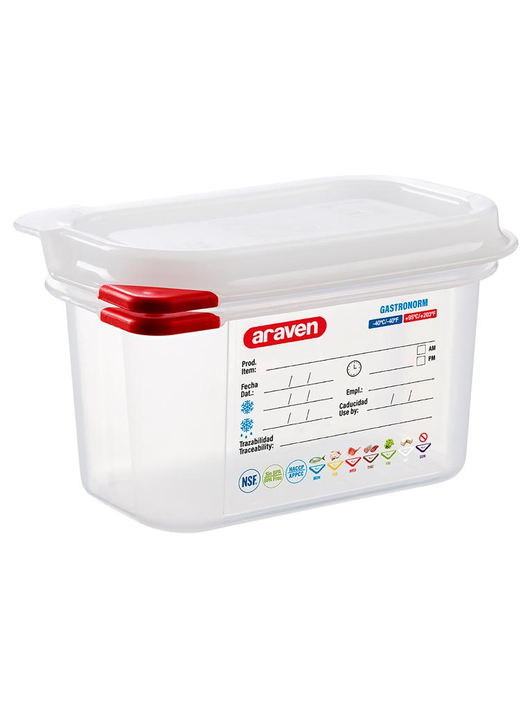Boîte alimentaire - GN 1/9 - profondeur 100 mm - Polypropylène - G-Line