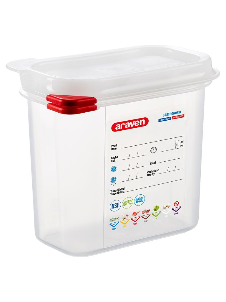 Boîte alimentaire - GN 1/9 - profondeur 150 mm - Polypropylène - G-Line