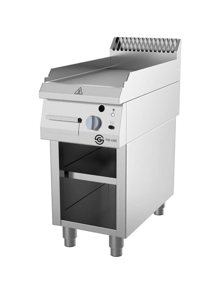Plancha - Gamme G700 - Gaz - Lisse - 40 CM - Base Ouverte - G-Line