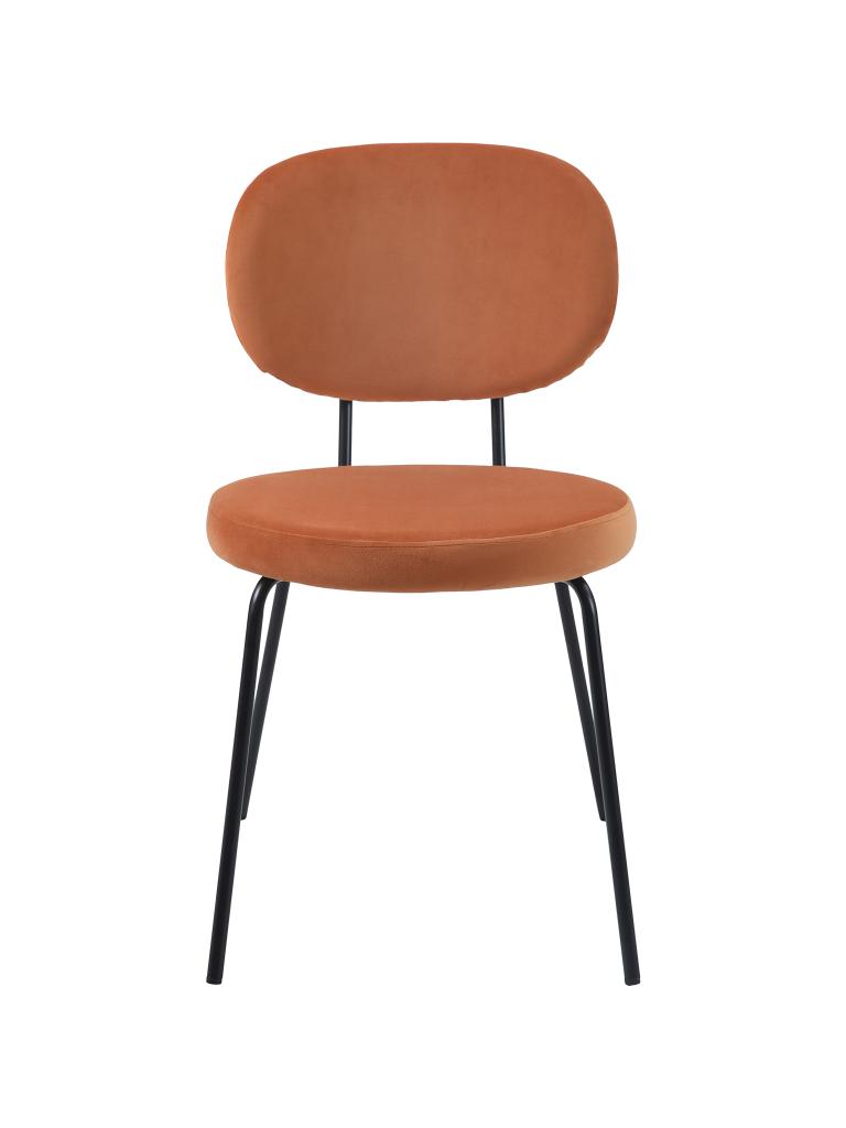 Chaise traiteur - Rondo - Velet Orange - G-Line