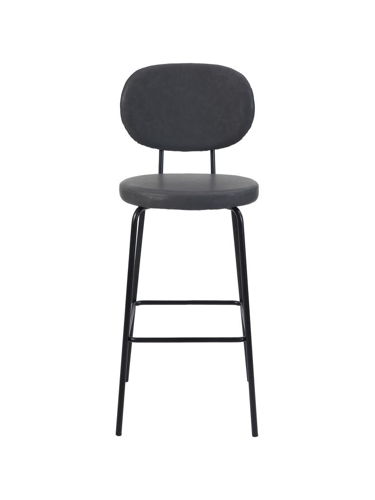 Tabouret de bar Rondo - Pu Gris Foncé - G-Line