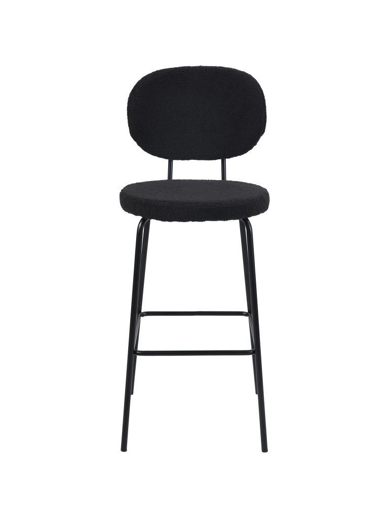 Tabouret de bar Rondo - Teddy Noir - G-Line