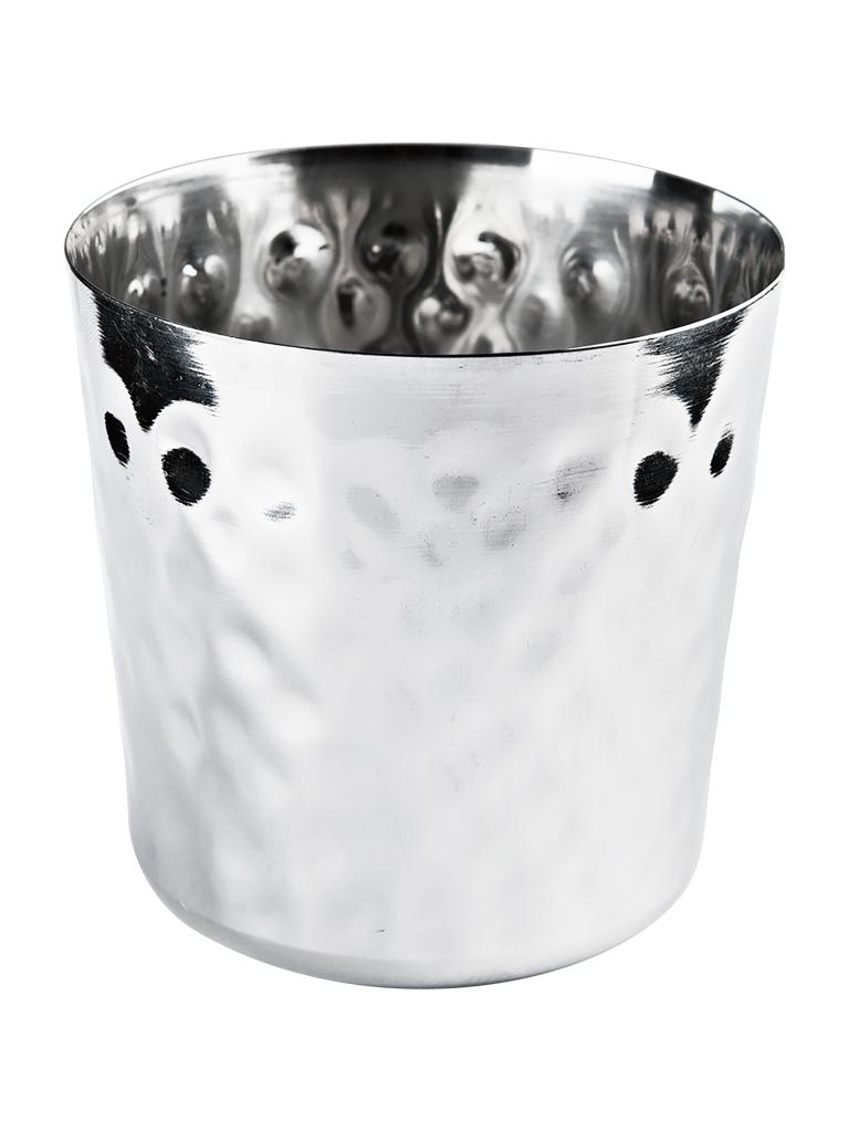 Gobelet à frites - Ø8,8 x H 8,5 CM - Inox - Martelé - G-Line