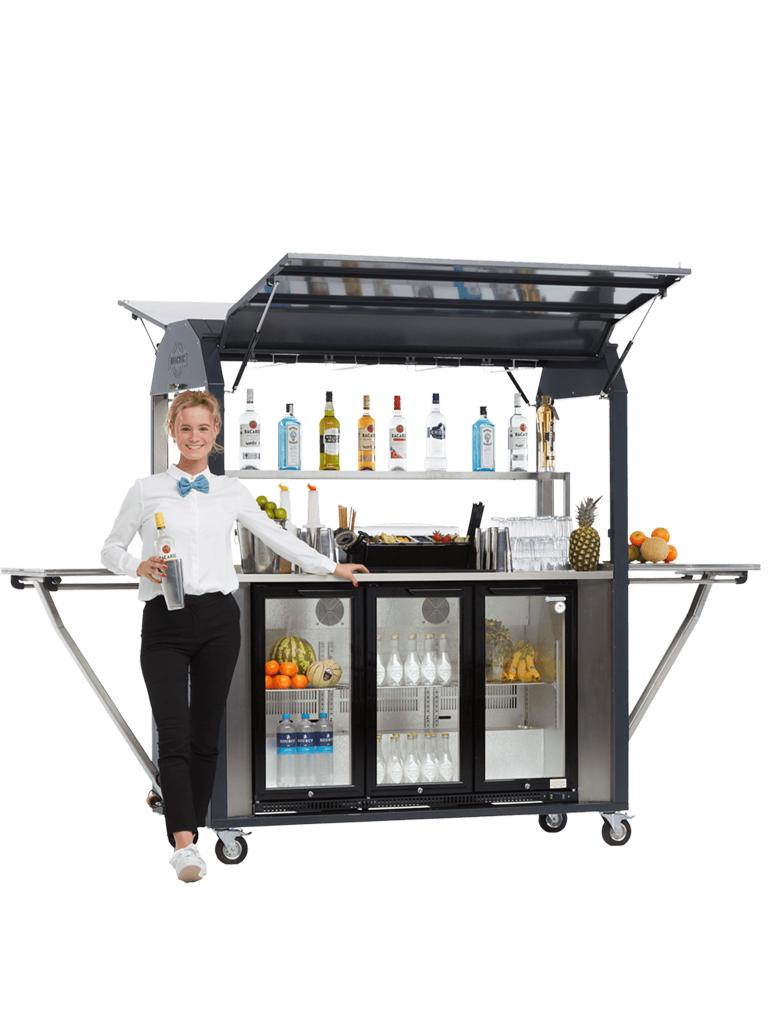 Multiwagon Coolrolly - Bar mobile - 155 x 65 x 198 (H) cm