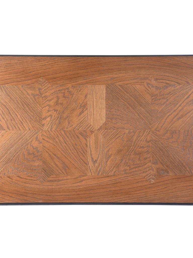 Plateau de table Markant Wood - Bordure Métallique - 120 x 70 CM - G-Line