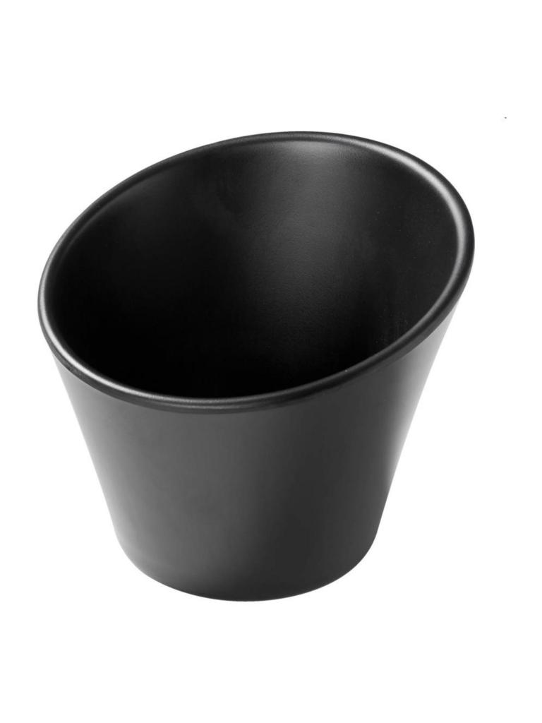 Bol - Rond - Bord incliné - Noir - Mélamine - Ø12 - G-Line