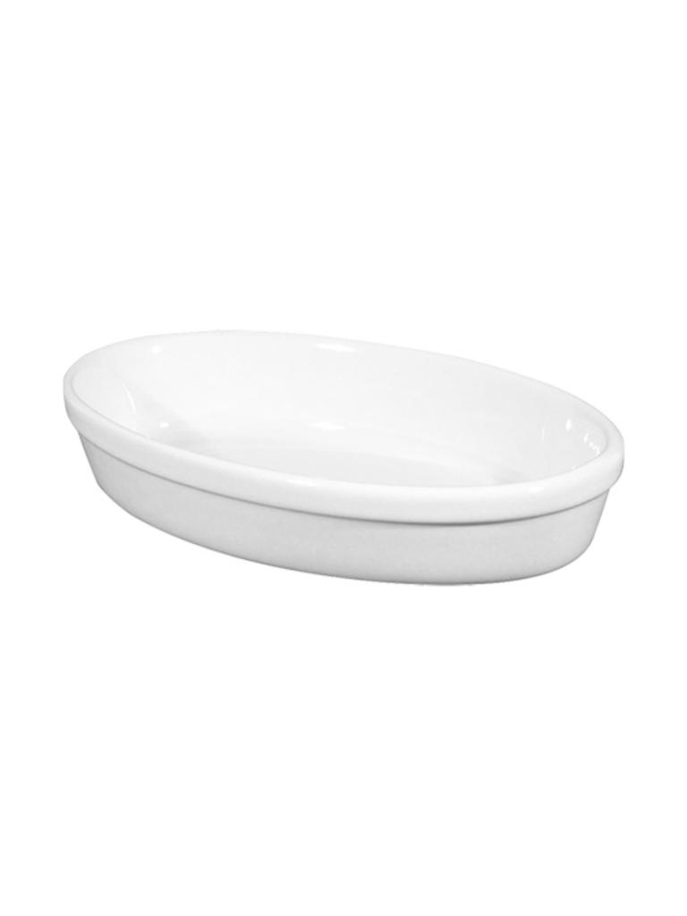 Gratineerschaal - Ovaal - Wit - L 19 x B 12 CM - Saturnia