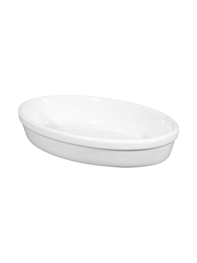Gratineerschaal - Ovaal - Wit - L 22 x B 14 CM - Saturnia