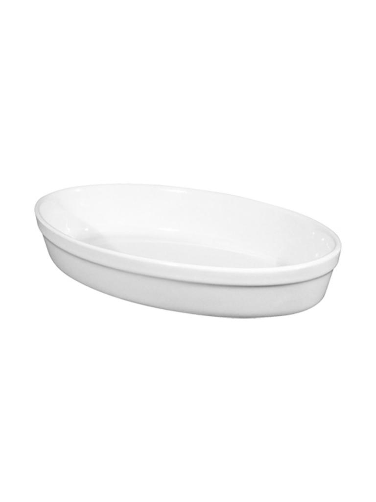 Gratineerschaal - Ovaal - Wit - L 28 x B 17 CM - Saturnia