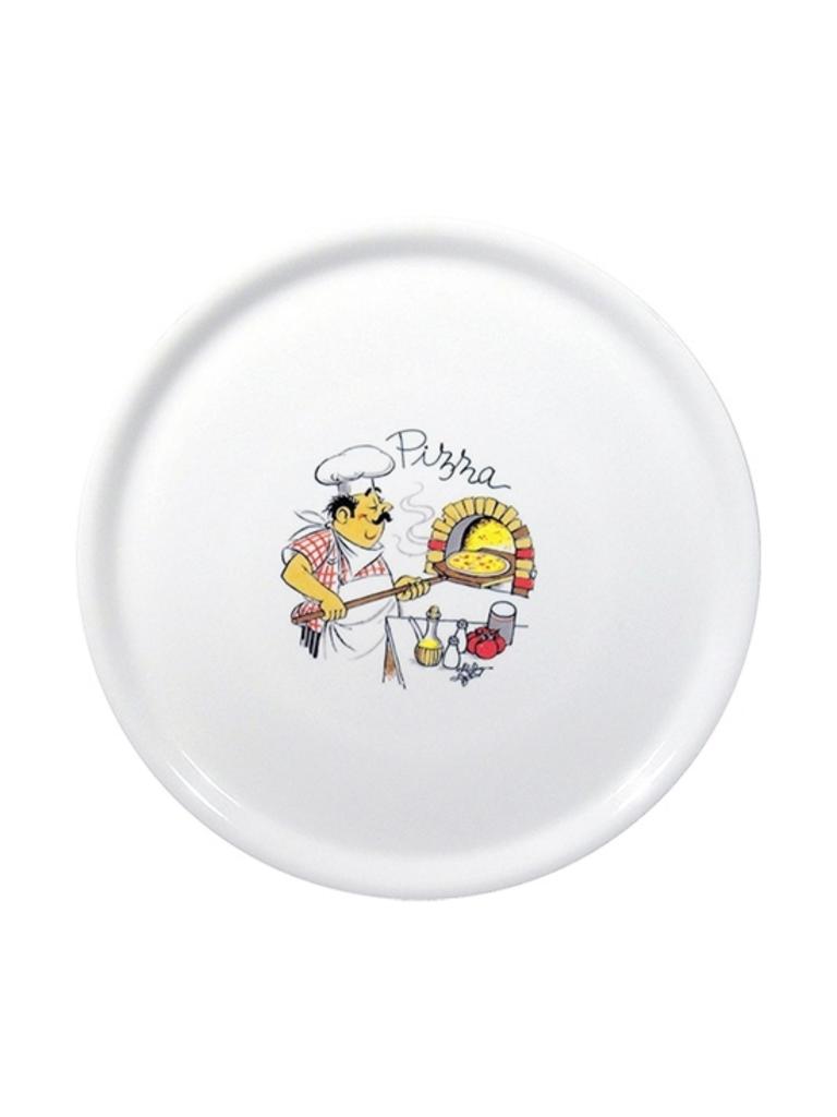 Pizzabord Napoli - Porselein - Ø 31 CM - Saturnia