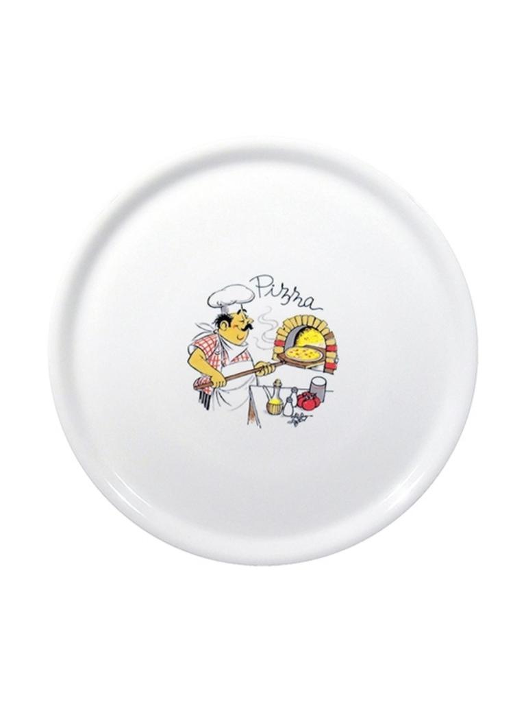 Pizzabord Napoli - Porselein - Ø 35 CM - Saturnia