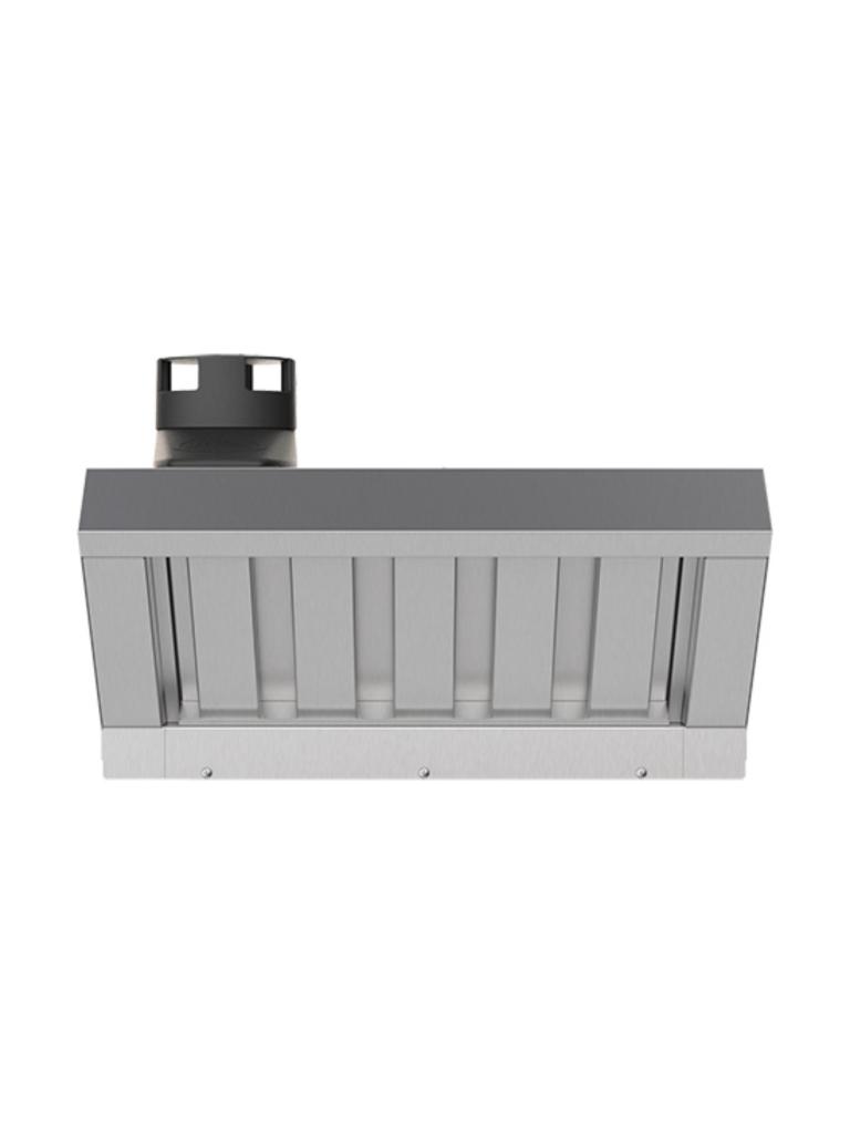 Hotte aspirante Cheftop - H 34,3 x 53,5 x 81,8 CM - 19,8 KG - 220 - 240 V - 100 W - Inox - Unox - 596205