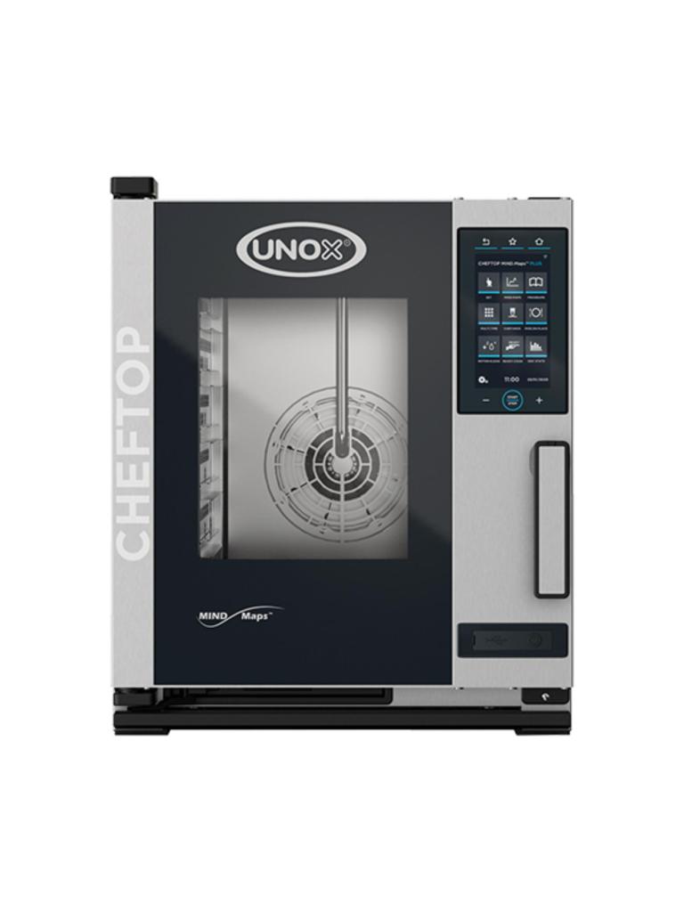 Cheftop Mindplus - H 64.9 x 53.5 x 72 CM - 57.2 KG - 380 - 415 - Sans - Prise V - 5200 W - Inox - +30°C / +260°C - Unox - 596239