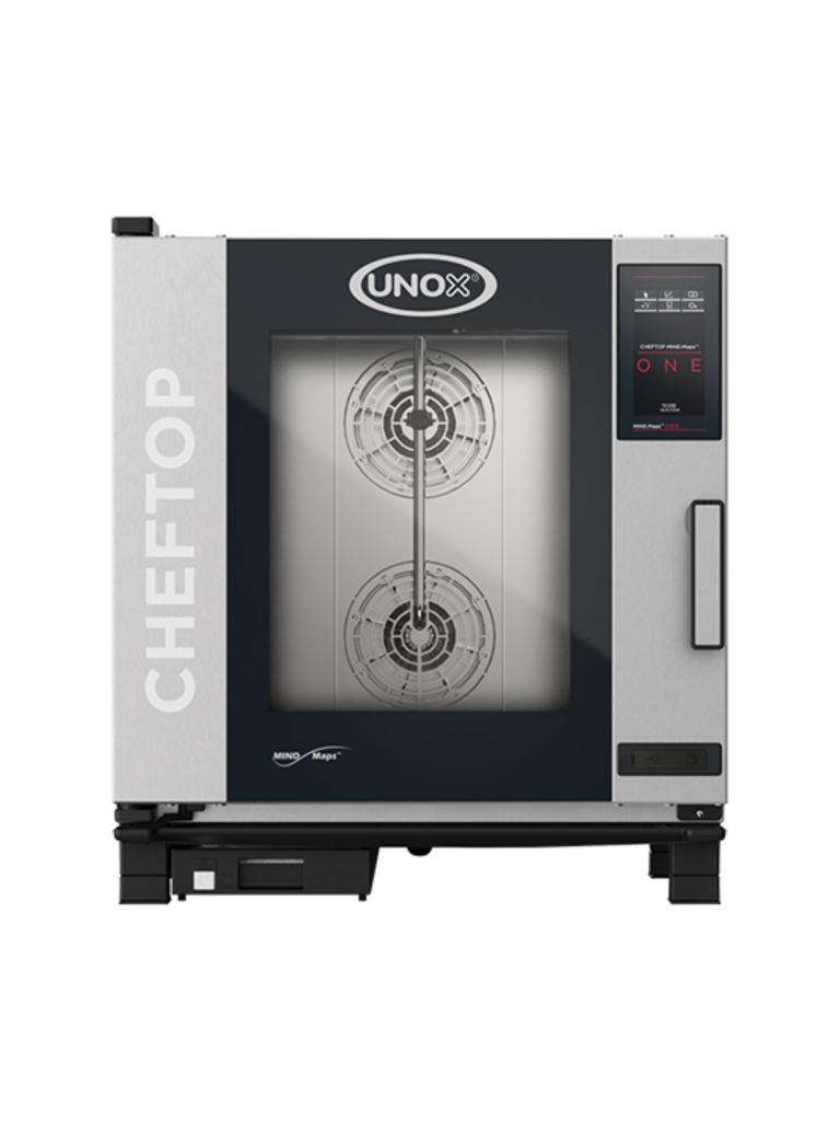 Cheftop Mindone - H 84.3 x 75 x 78.3 CM - 81.1 KG - 380 - 415 - Sans - Prise V - 11700 W - Inox - +30°C / +260°C - Unox - 596240