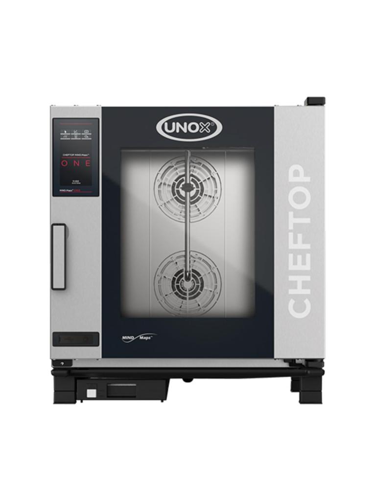 Cheftop Mindone - H 84.3 x 75 x 78.3 CM - 81.1 KG - 380 - 415 - Sans - Prise V - 11700 W - Inox - +30°C / +260°C - Unox - 596242