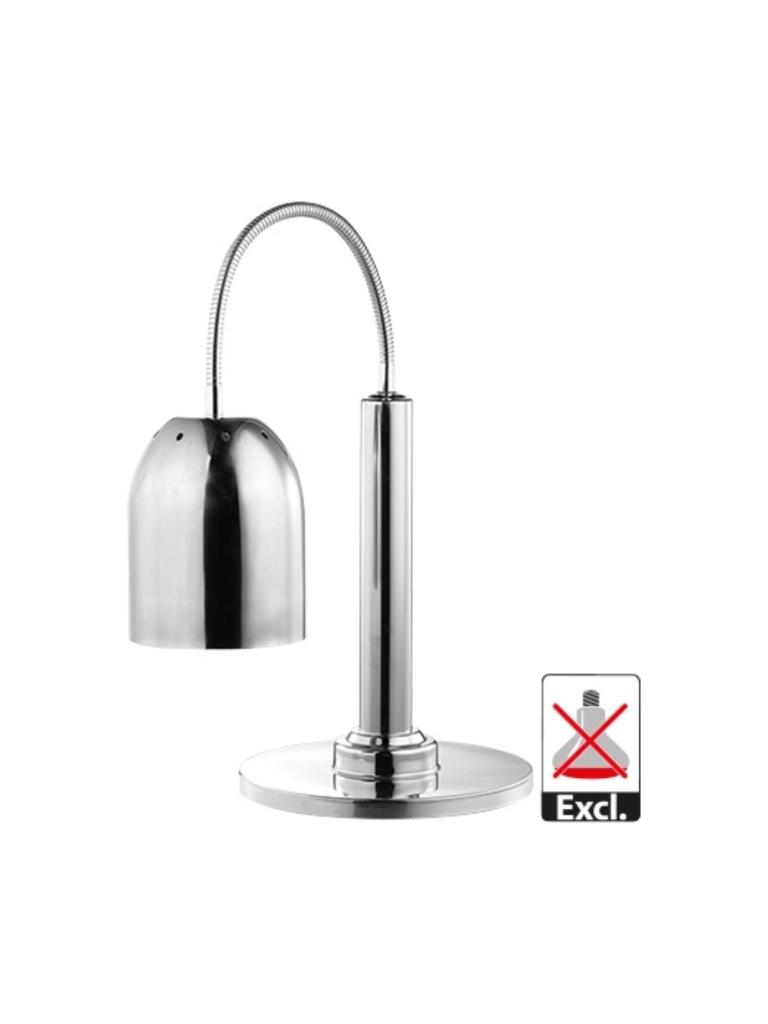 Lampe chauffante - H 61 x 25 x 48,6 CM - 7,3 KG - Ø15,6 CM - 220 - 240 V - Inox - Chromé - Caterchef - 688250