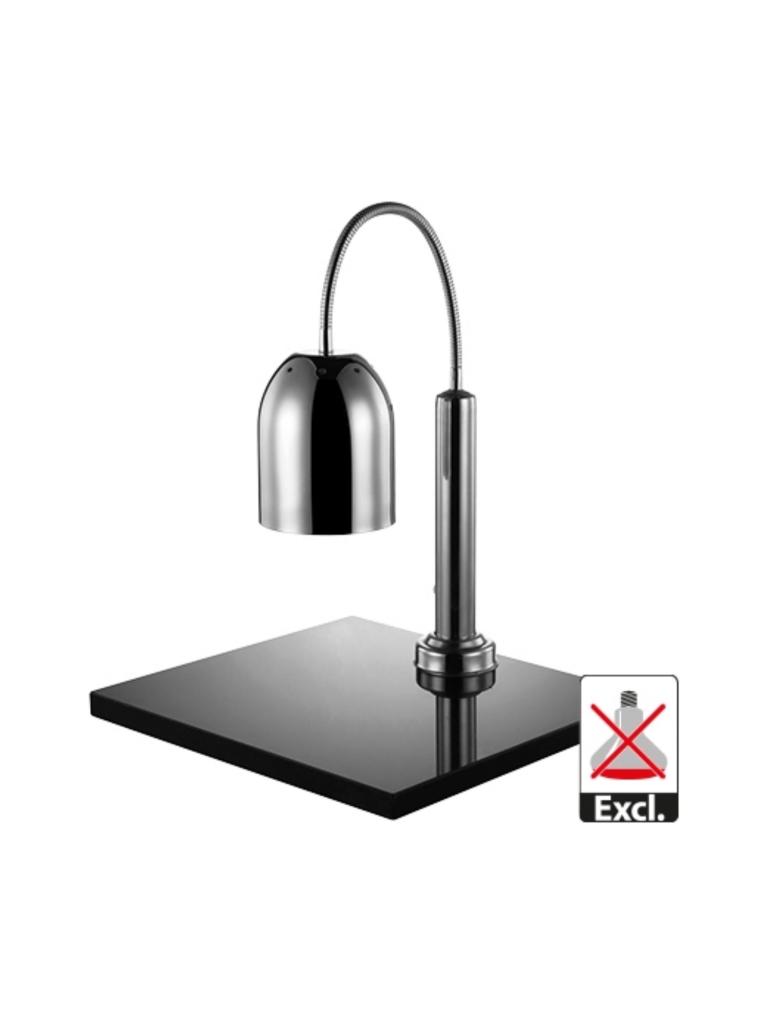Lampe chauffante - H 65 x 50 x 45 CM - 16,3 KG - Ø15,6 CM - 220 - 240 V - Inox - Chromé - Caterchef - 688260