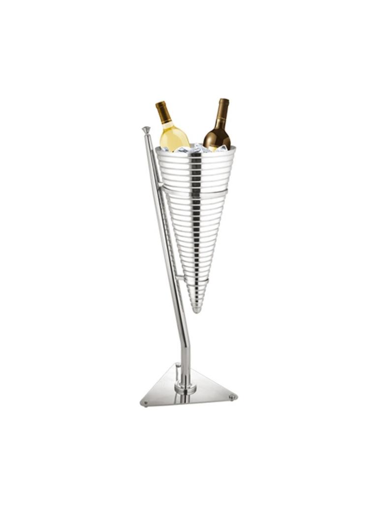 Cave à vin - H 89 CM - 4,35 KG - Ø32 CM - Inox - 115052