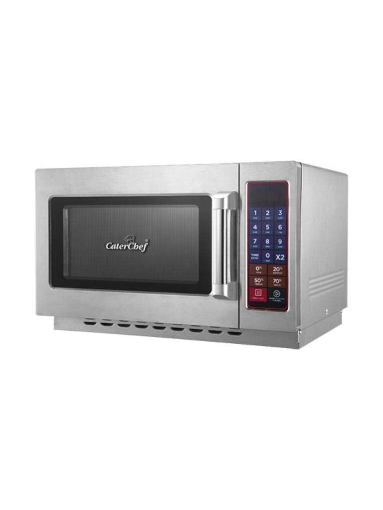 Micro-ondes - H 34,5 x 55,5 x 48,5 CM - 220-240 V - 1000 W - Inox - 34 Litres - Caterchef - 688212