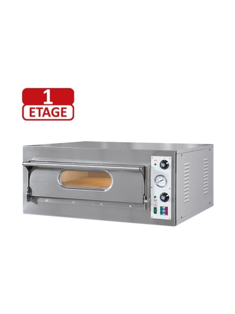 Four à Pizza - H 40 x 94 x 92 CM - 82 KG - 380 - 415 - Sans - Prise V - 4700 W - Inox - +50°C / +400°C - Resto Italia - 780040