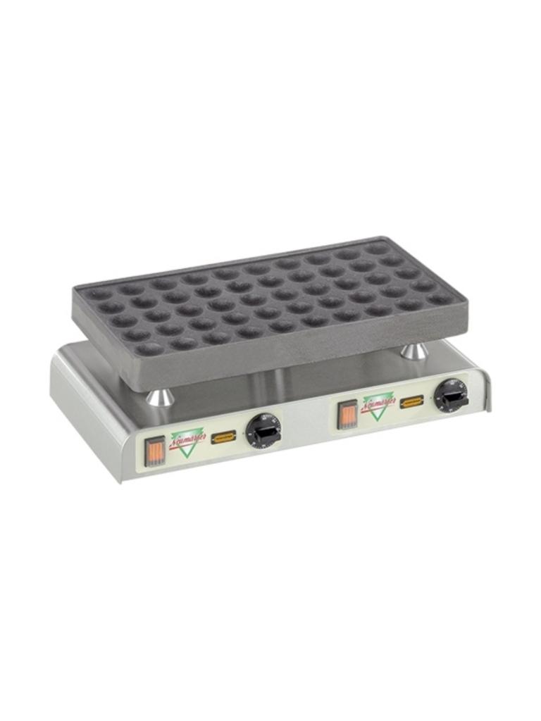 Appareil de cuisson Poffertjes - H 20 x 57 x 33 CM - 24 KG - 220-240 V - 2200 W - +0°C / +300°C - Neumärker - 308021