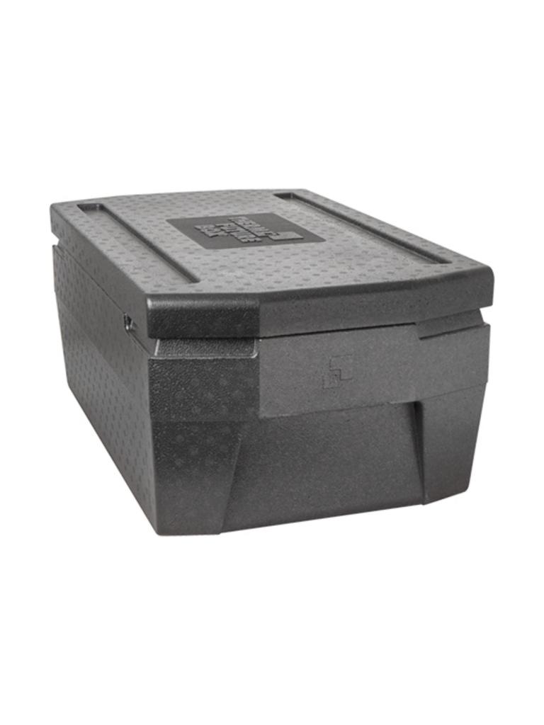 Thermobox - 1/1 GN - 37 Litre - H 29 x 67,5 x 40 CM - Polypropylène - Noir - Thermo Future Box - 235012