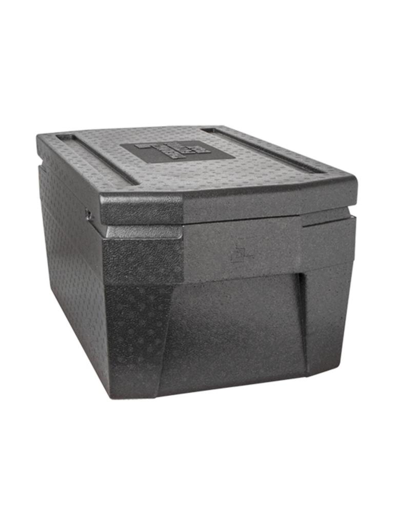 Thermobox - 1/1 GN - 45 Litres - H 33,5 x 67,5 x 40 CM - Polypropylène - Noir - Thermo Future Box - 235014