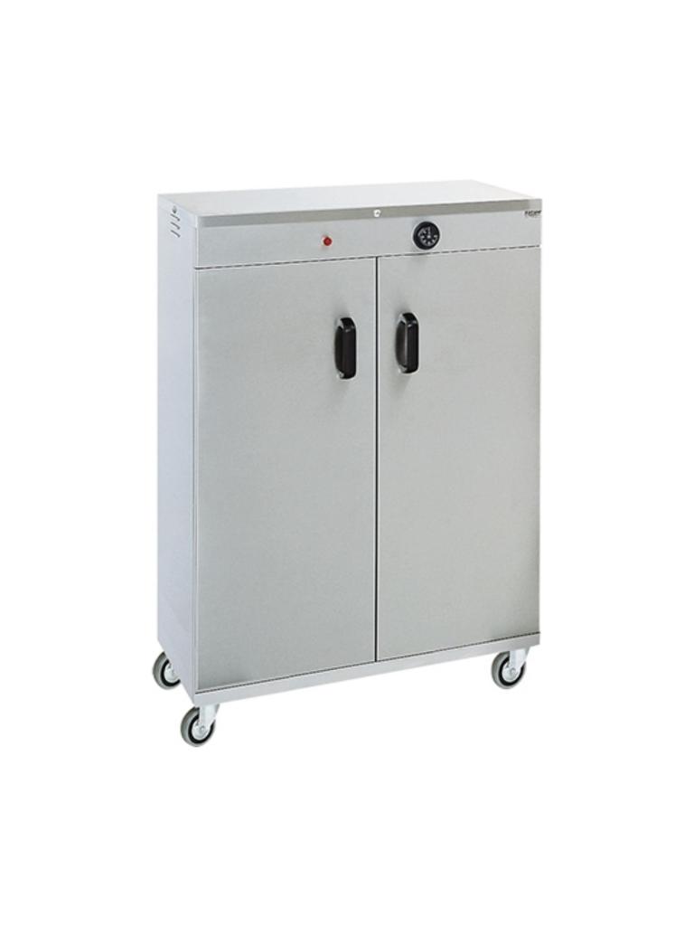 Chariot chauffant - H 101,6 x 69,8 x 45,4 CM - 78 KG - 220 - 240 V - 700 W - Inox - +30°C / +90°C - 710062