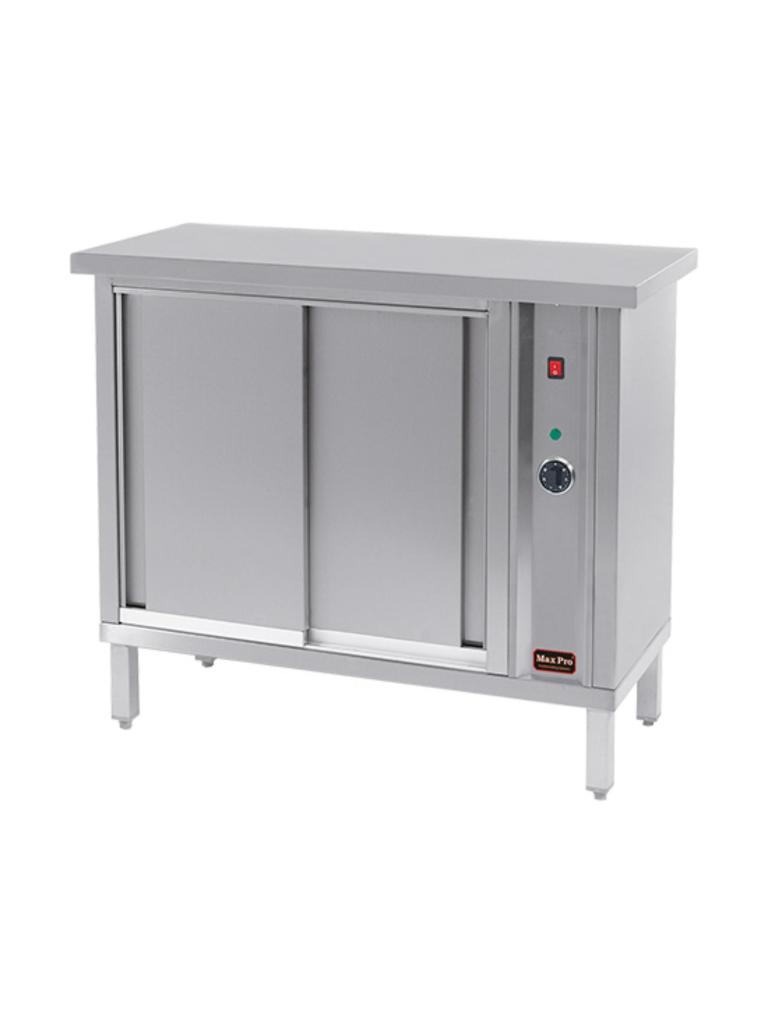 Armoire chauffante - H 90 x 105 x 46 CM - 66 KG - 220 - 240 V - 1000 W - Inox - +30°C / +90°C - MaxPro - 921235