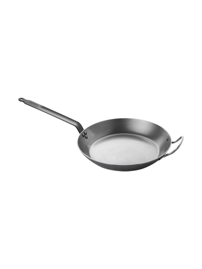 Poêle lyonnaise - H 4,5 CM - 3,5 KG - Ø34 CM - Tôle - Acheteur - 001009