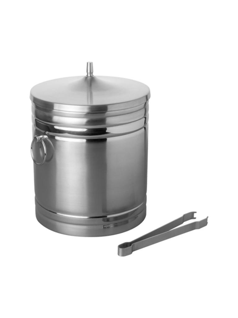 Seau à glaçons - H 27 CM - 2,25 KG - Ø20 CM - Inox - 5 Litres - 062004