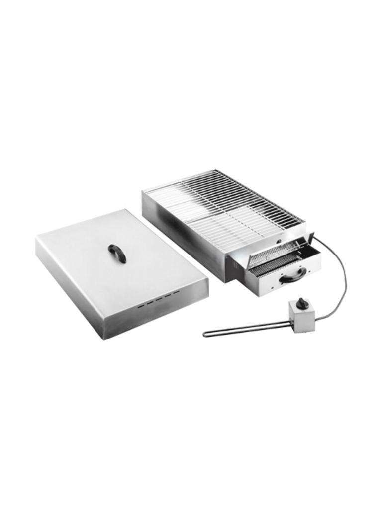 Fumoir - H 23 x 71,5 x 41,5 CM - 12 KG - 220 - 240 V - 250 W - Inox - Roller Grill - 304070