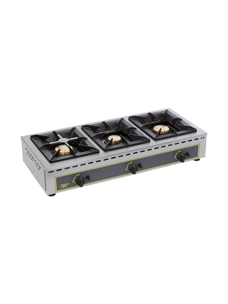 Cuisinière - H 19,5 x 100,5 x 51 CM - 32 KG - Gaz Propane - 19 CM - Inox - Gaz - Roller Grill - 304152