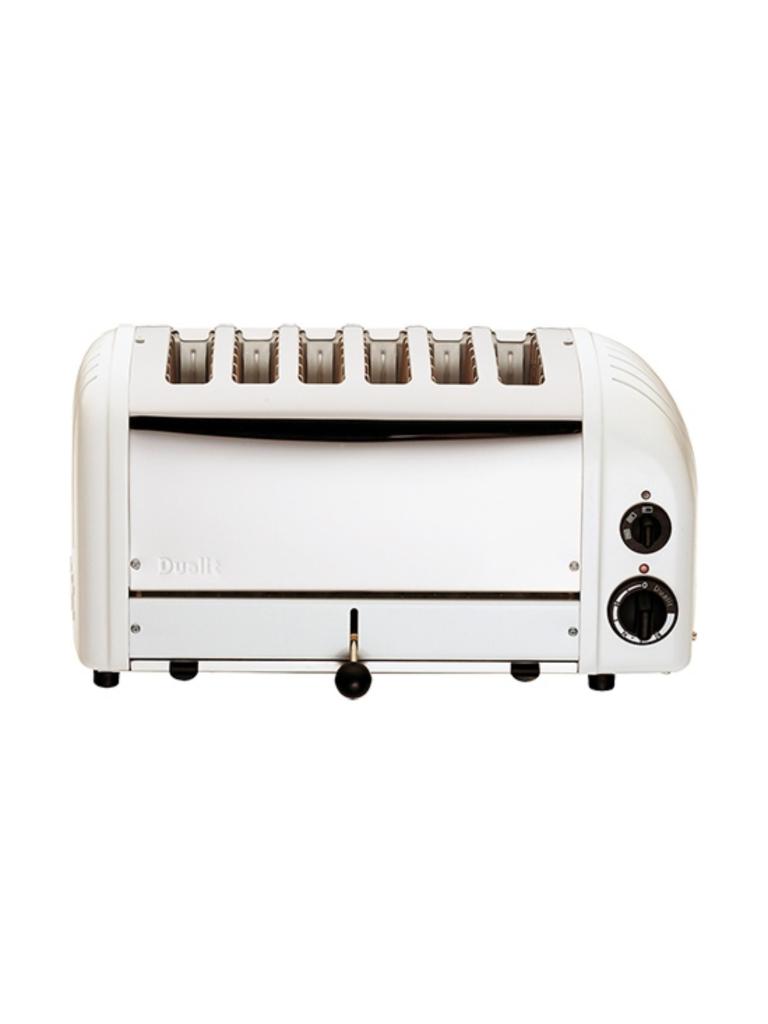 Grille-pain - H 22 x 46 x 21 CM - 5,1 KG - 220 - 240 V - 3000 W - Inox - Blanc - Dualit - 310002