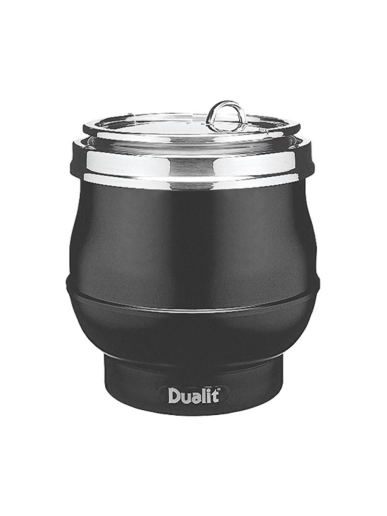 Marmite à soupe - H 38 CM - 8 KG - Ø34 CM - 220 - 240 V - 850 W - Aluminium - 11 Litre - Couvercle à charnière - Dualit - 310008