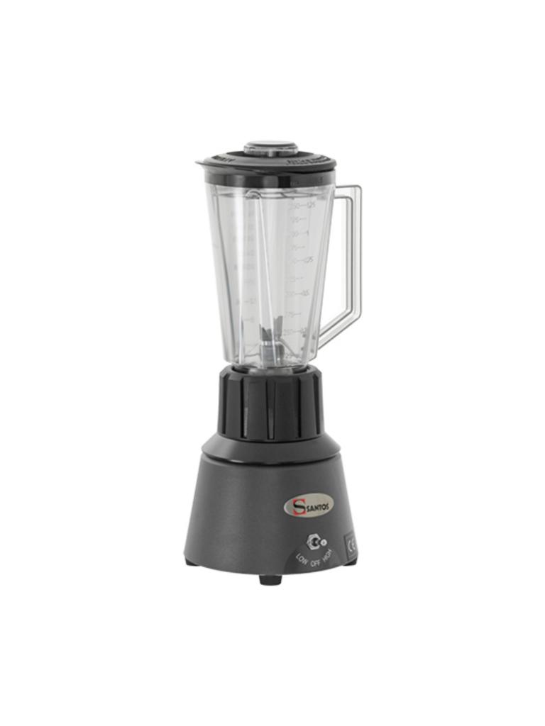 Mixeur - H 42 x 18 x 18 CM - 2,9 KG - 220 - 240 V - 600 W - Polycarbonate - Gris - 1,25 Litre - Santos - 408060