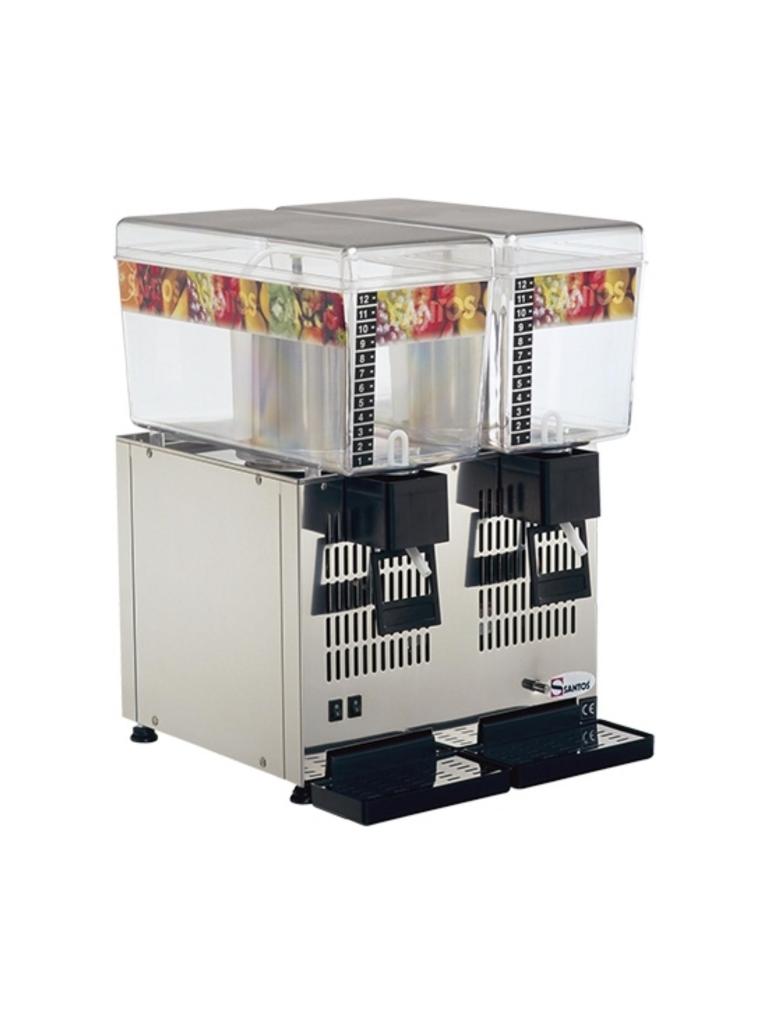 Distributeur de boissons - H 54.5 x 38 x 43 CM - 23.5 KG - 220 - 240 V - 260 W - Statique - R134A - Polycarbonate - Gris - 12 Litre - +4°C / +12°C - Santos - 408072