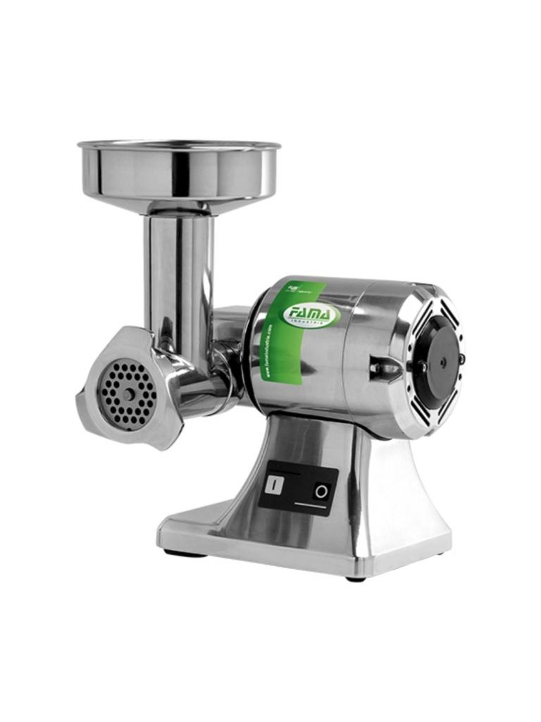 Hachoir à viande - H 36 x 26 x 27 CM - 9 KG - 220 - 240 V - 380 W - Inox - Fama - 410009