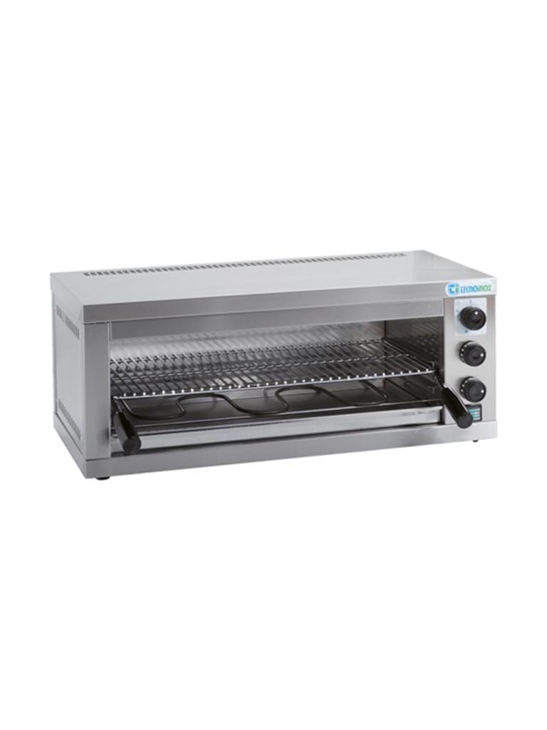 Salamandre - H 27 x 67 x 34 CM - 16,6 KG - 220 - 240 - Sans - Prise V - 3000 W - Inox - TecnoInox - 502300