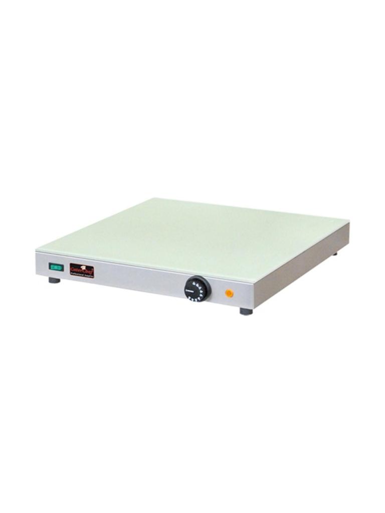 Plaque chauffante - H 7 x 50 x 50 CM - 7,1 KG - 220 - 240 V - 600 W - Inox - Caterchef - 508050