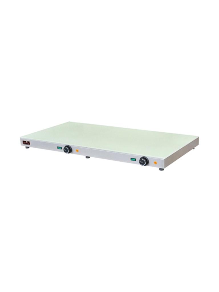 Plaque chauffante - H 7 x 100 x 50 CM - 14 KG - 220 - 240 V - 1200 W - Inox - Caterchef - 508100