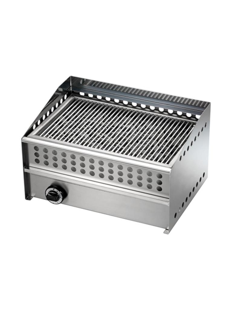 Gril Pierre De Lave - H 33 x 55 x 40 CM - 24 KG - Gaz Naturel - 9 CM - Inox - 508200