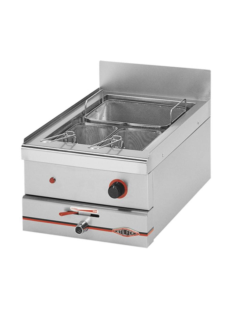 Cuiseur à pâtes - H 35 x 38 x 50 CM - 15 KG - 220 - 240 - Sans - Prise V - 3000 W - Inox - 20 Litre - +30°C / +120°C - Stilfer - 527049