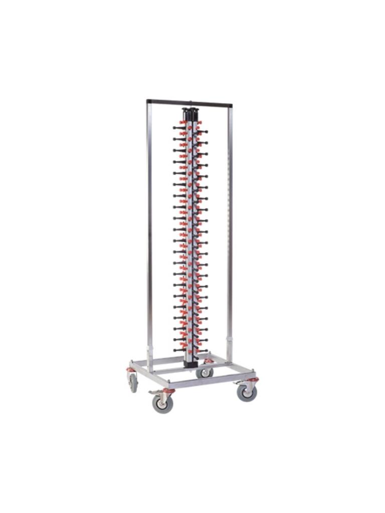 Porte-assiettes Mobile - H 186 x 60 x 60 CM - 23 KG - Inox - Plate Mate - 556030