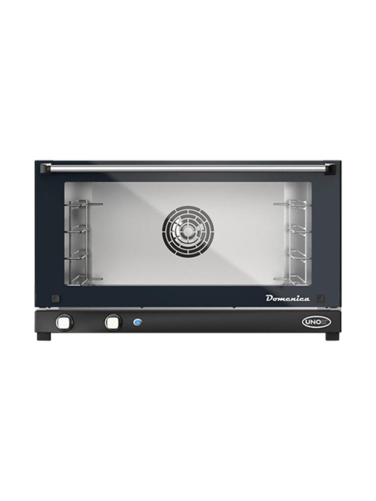 Four à convection - H 47,2 x 80 x 70,6 CM - 44 KG - 380 - 415 - Sans - Prise V - 5300 W - Inox - +80°C / +260°C - Unox - 596070