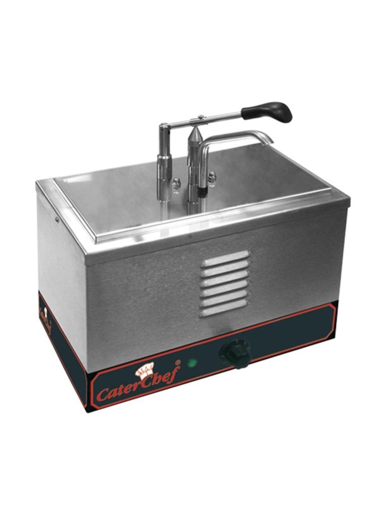 Réchaud à Sauces - H 27 x 36,5 x 27,5 CM - 5 KG - 220 - 240 V - 1000 W - Inox - 5,4 Litre - +0°C / +90°C - Caterchef - 688220
