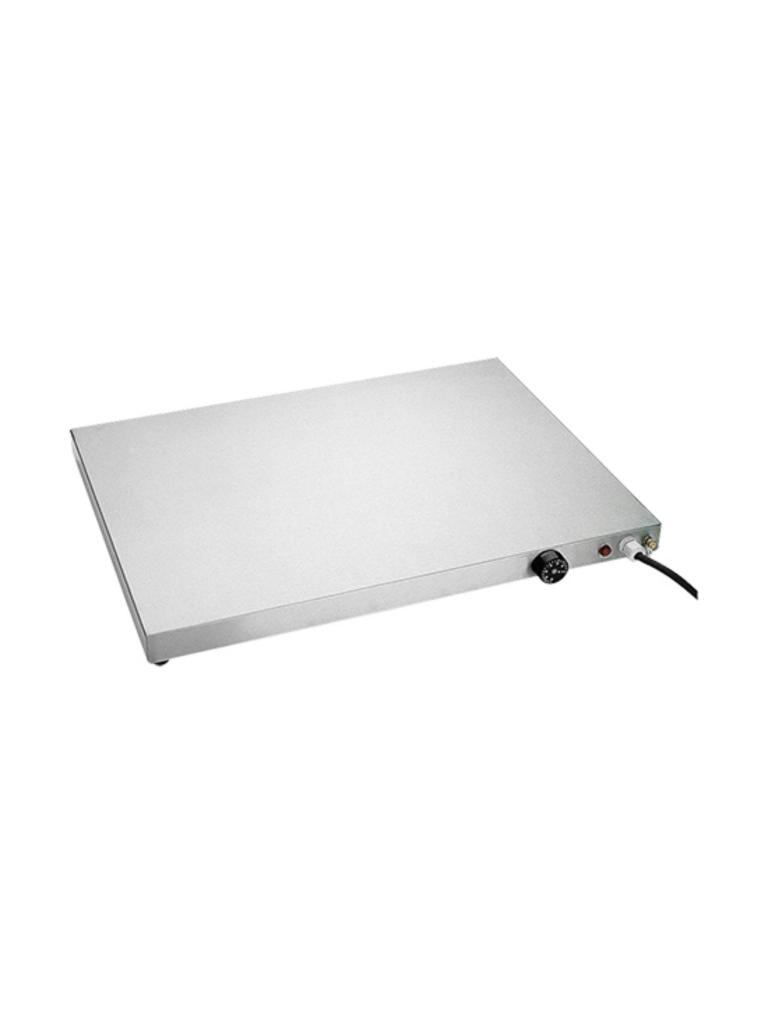 Plaque chauffante - H 6 x 65 x 55,3 CM - 11 KG - 220 - 240 V - 750 W - Inox - +30°C / +90°C - Caterchef - 710021