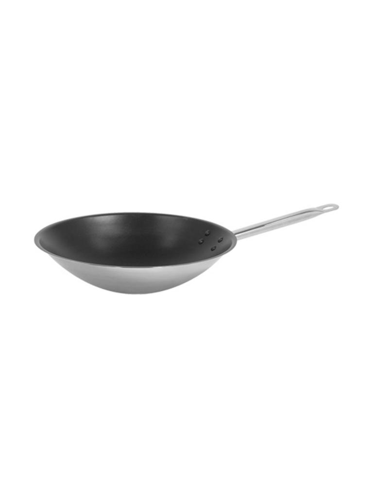 Wok - H 10 CM - 1,78 KG - Ø36 CM - Inox - 6 Litres - Pujadas - 720785
