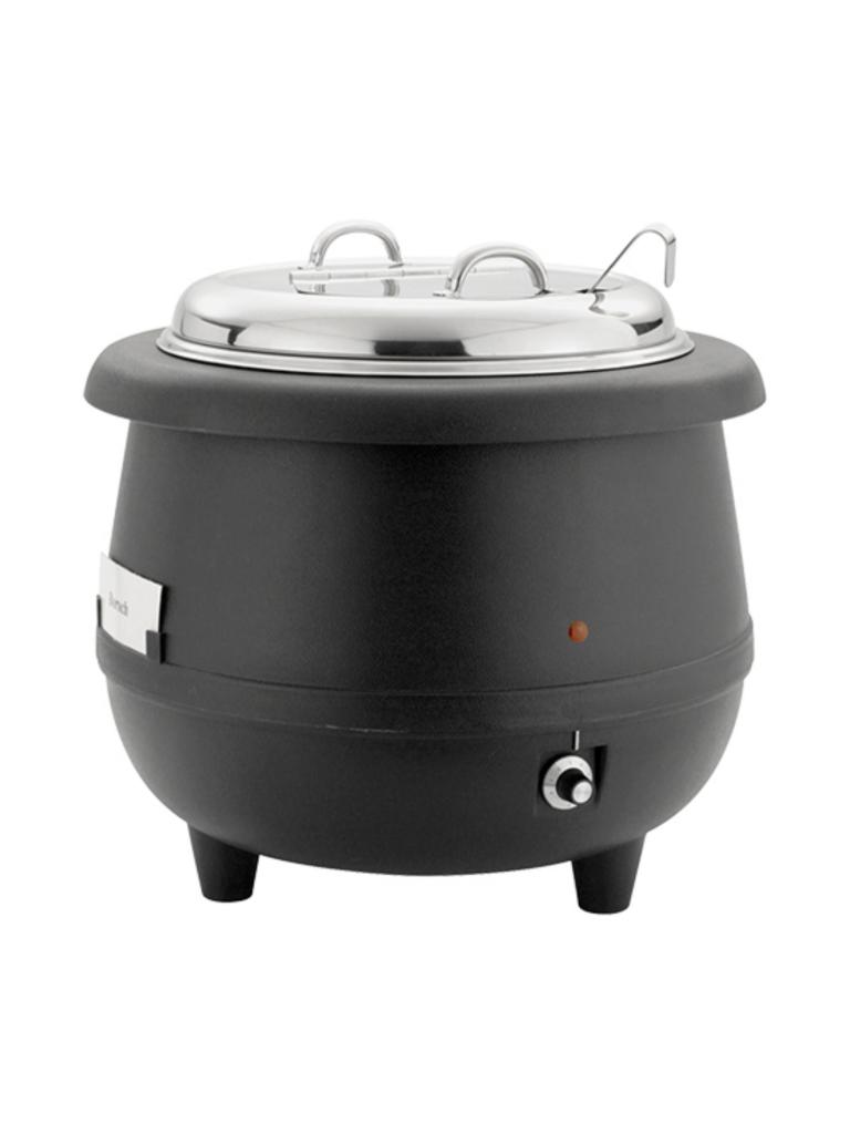Marmite à soupe - H 38 CM - 5,1 KG - Ø38,5 CM - 220 - 240 V - 380 W - Polypropylène - 10 Litres - Avec Découpe Cuillère Et Anse - 861090
